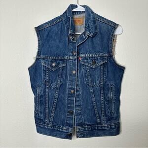 Vintage Levi's Denim Trucker Jean Vest Jacket